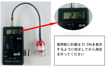 ペットハウス用酸素濃度計（yang004）